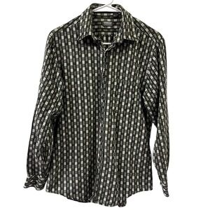 Cotton Berkley ShirtMakers  Button Down Long Sleeve Pocket Shirt Mens Medium